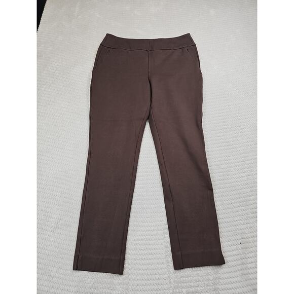 Soft Surroundings Pants Womens Medium Brown Pull On Jegging Stretch Casual - Picture 1 of 8